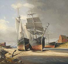 marine art nautical paintings yves berube sailing ship