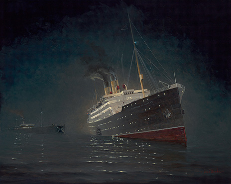 marine art nautical paintings yves berube the empress of ireland